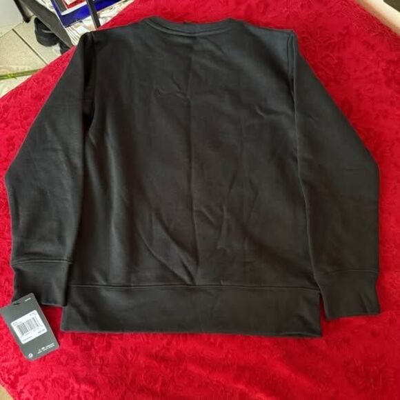 NEW Nike Air Jordan Boys Youth Medium 10-12 pullover Crewneck Black - Picture 3 of 7